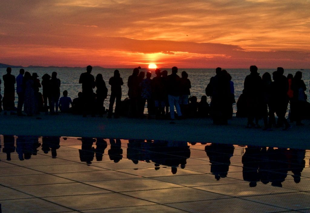 Zadar看夕陽