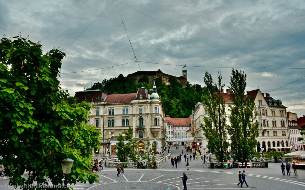 Ljubljana old town castle
