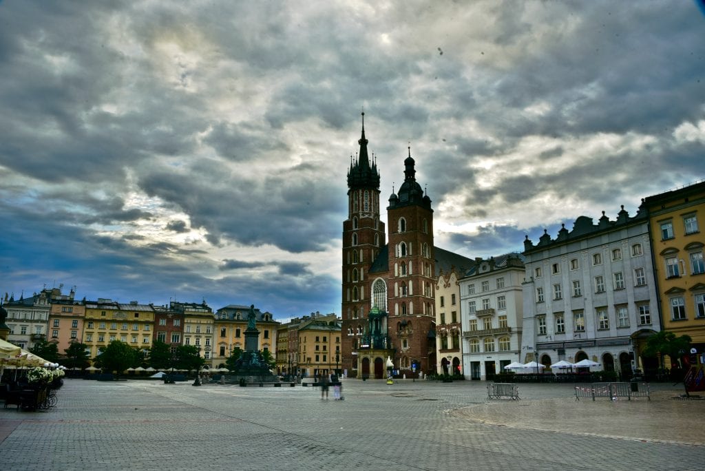 Krakow舊城區有號稱歐洲最大的主廣場之一