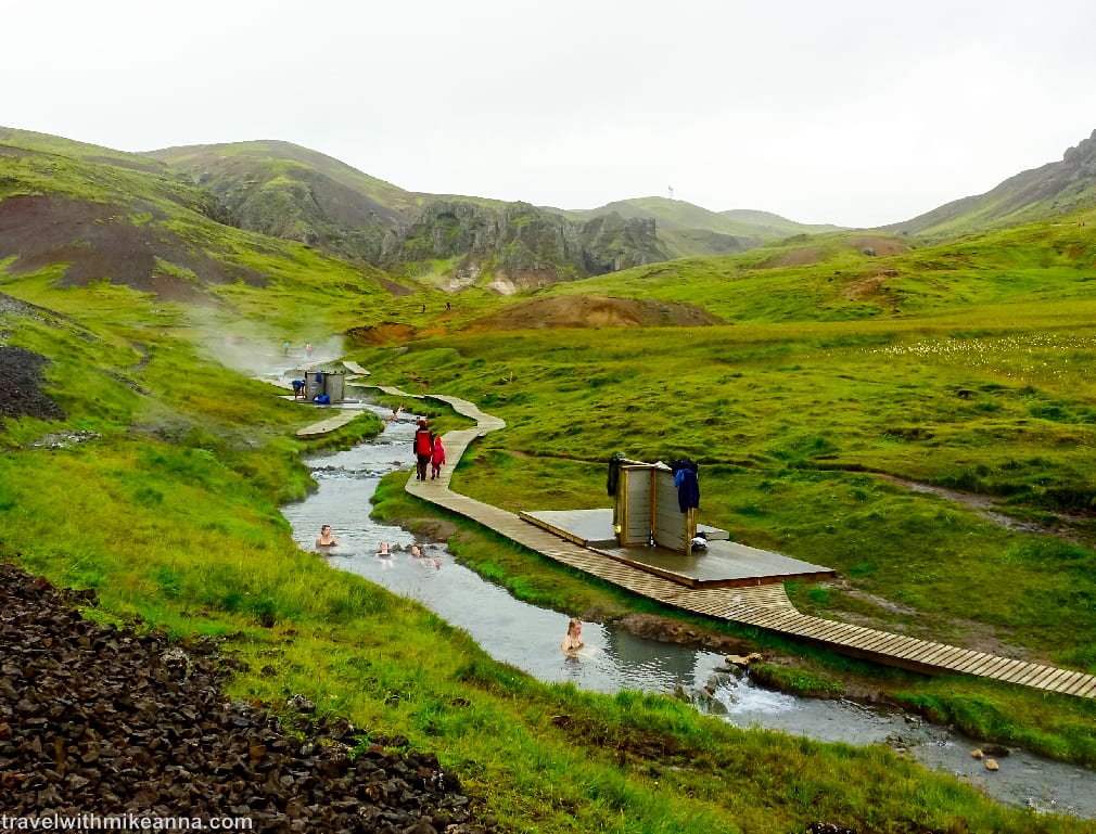 天然的Reykjadalure 野溪溫泉