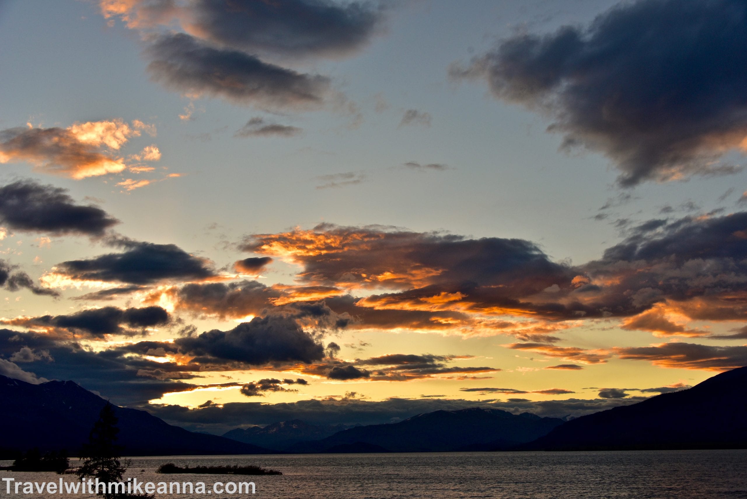 khoton lake 霍頓湖 夕陽