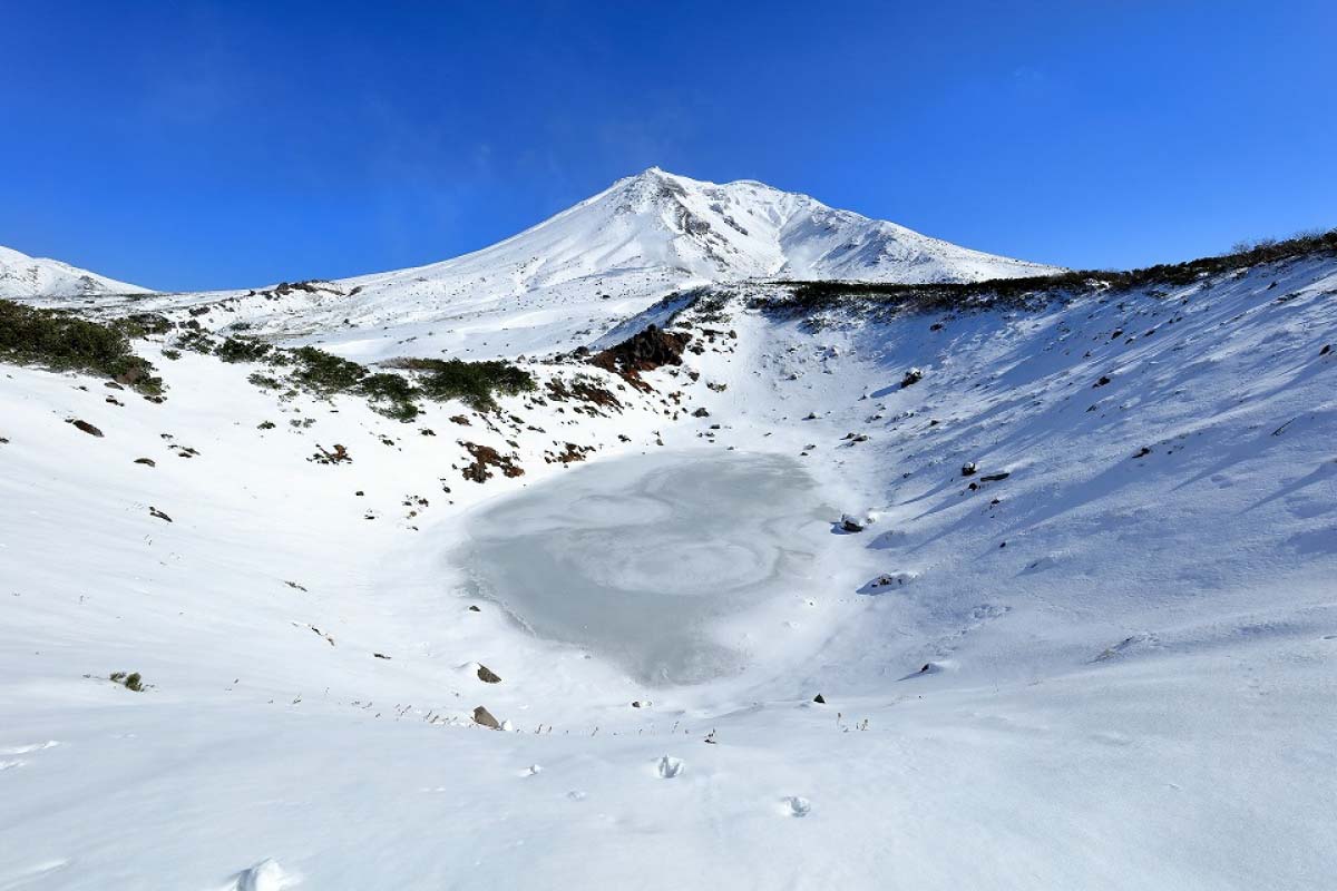 旭岳冬季雪景